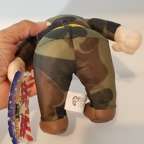 Beetle Bailey Sarge Plush Doll Toy vinyl Face - Picture 5 of 8